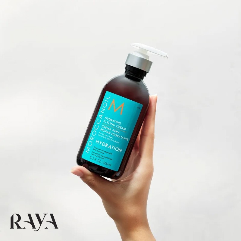 کرم آبرسان و حالت دهنده مو موروکن اویل Moroccanoil Hydrating Styling Cream 